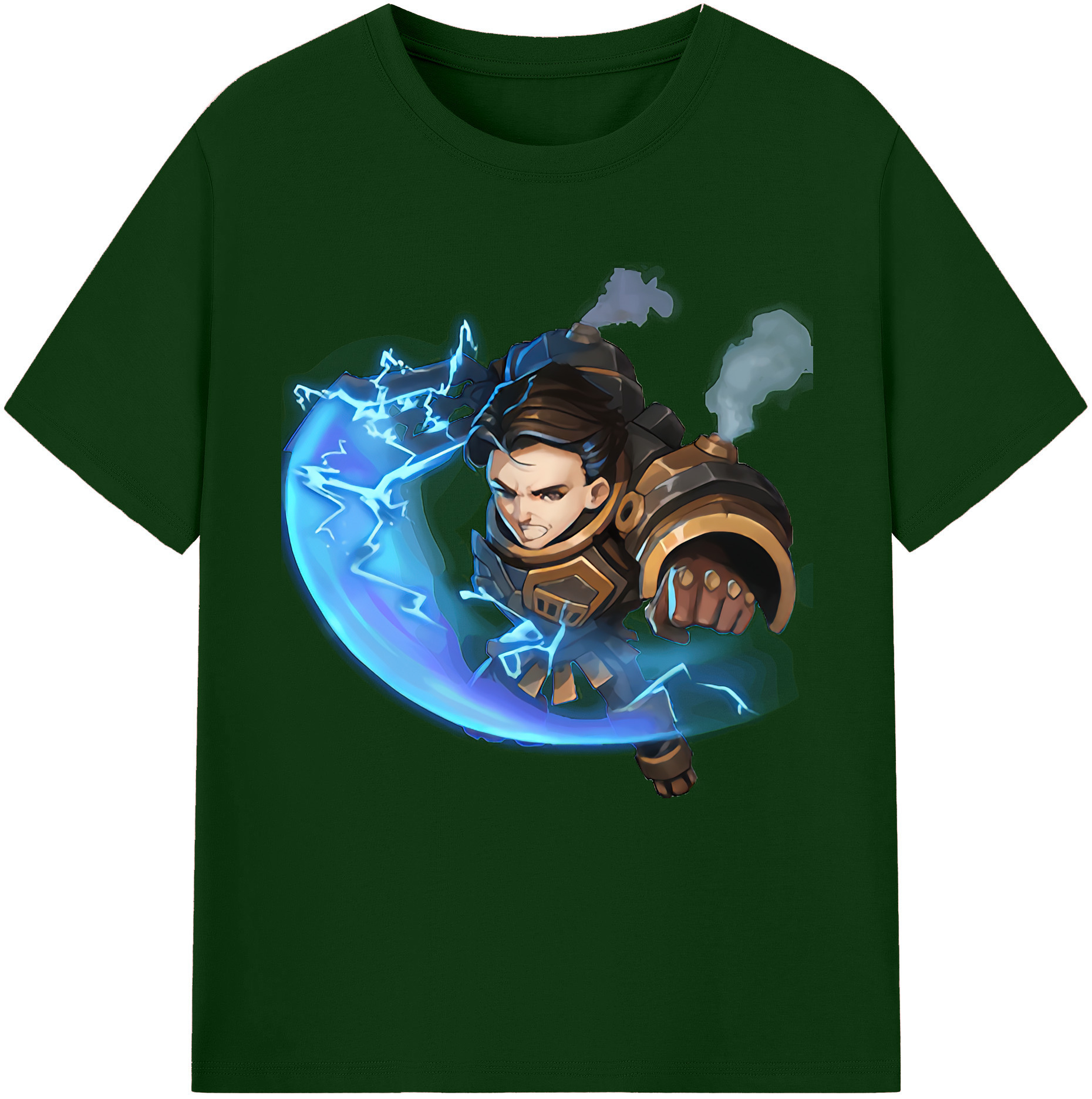 リーグ・オブ・レジェンド League of Legends LOL 綿100％半袖Tシャツ（フロントプリント）